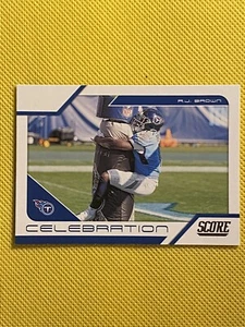 2021 Score A.J. Brown Celebration Insert Tennessee Titans #C19 - Bild 1 von 2