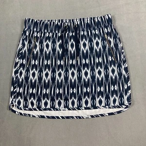 Athleta Yoga Skirt Skort Geometric Athletic Camp Stretch Lined Womens Sz Small - Picture 1 of 8