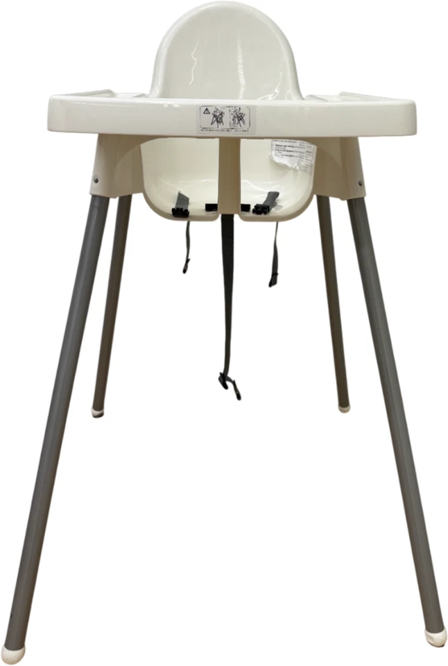 Bandeja para silla alta IKEA ANTILOP blanca plateada totalmente nueva (22x24 3/8x35 3/8") 892.284.34 Foto 1 de 1