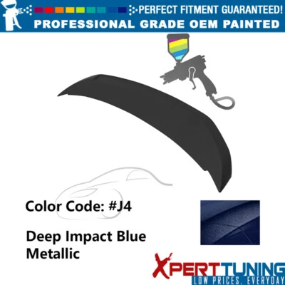 For 10-14 Ford Mustang GT500 Shelby #J4 Deep Impact Blue Metallic Trunk Spoiler - Image 1 of 4