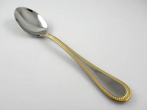 Teaspoon(s) BEADED ANTIQUE GOLD Towle Stainless Steel Flatware Germany - Picture 1 of 4