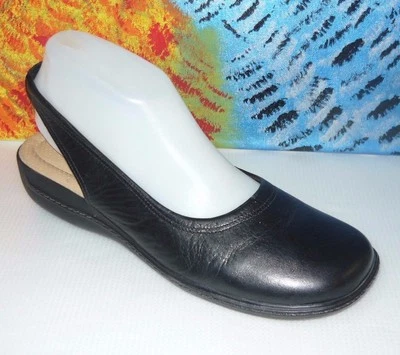 Zapatos planos Sonoma Life Style de gamuza negra charol talla 8,5 Foto 1 de 4