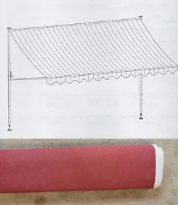 Angerer Klemmmarkise 300cm Markise Balkon Terrasse Sonnenschutz terra /35 - Bild 1 von 6