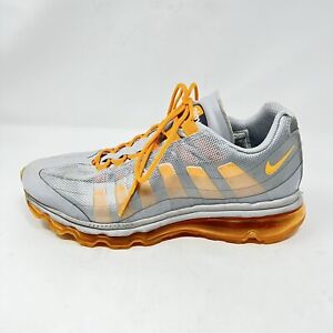 Nike Air Max 95 360 BB+ 511307-080 Mens Size 9 Gray Orange Running Shoes