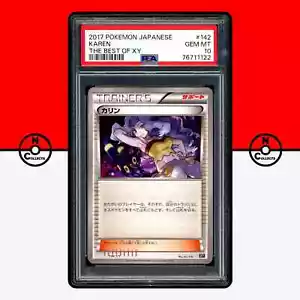 Pokemon PSA 10 Karen 142/171 The Best of XY 2017 Umbreon Japanese - Picture 1 of 5