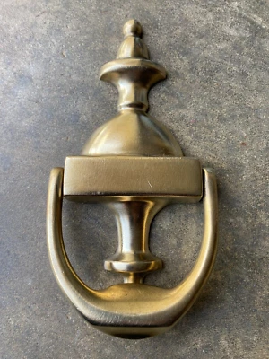 Heurtoir en laiton pour porte d'entrée,serrure ferrure clenche - Photo 1/4