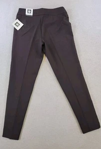 Anne Klein schwarze Hose gerades Bein Größe Small UVP 89 $ neu mit Etikett Indonesien - Bild 1 von 12