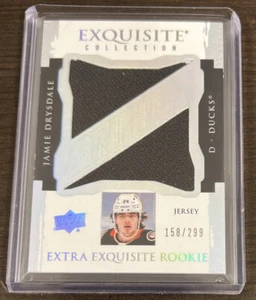 2021 UD Black Diamond Exquisite Collection Jamie Drysdale rookie jersey #158/299 - Picture 1 of 2