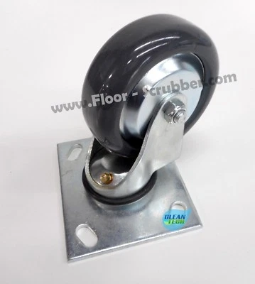 Tennant Nobles Rear Caster Wheel Tire SS5 T5 1049048 Aftermarket 4" x 1 3/8" - Image 1 of 3