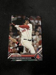 2023 Topps Now Rafael Devers 5th Fastest To Reach 200 2B’s and 150 HR’s Red Sox - Picture 1 of 2