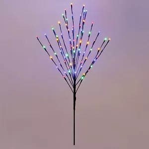 LED Lichter Baum Dual Timer 110 cm - multi color - Weihnachten Garten Deko bunt - Bild 1 von 4