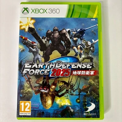 Earth Defense Force 2025 Xbox 360 PAL Complete With Manual Free Tracked Postage - Image 1 of 4