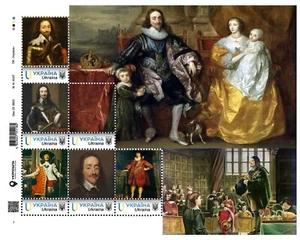 Ukraine 2024, England, Charles I, King of England, Scotland & Ireland, sheet 6v - Picture 1 of 1