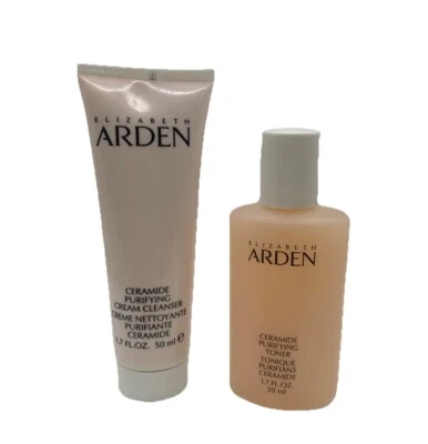 Lote Juego de Tónico Purificante y Crema Limpiador Elizabeth Arden Ceramida Tamaño Viaje Foto 1 de 4
