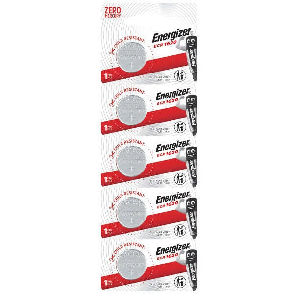 Energizer Lithium Battery CR1620 Tearstrip (5pk) - Image 1 of 1