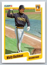 1990  Fleer Update #U-47 Wally Backman Pittsburgh Pirates