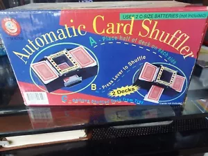 2 Deck Automatic Card Shuffler Machine 2-C Battery Operated CHH Inc.z - Picture 1 of 4