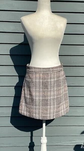 Florerns Women’s Size Large Tweed Polyester Blend Mini Skirt NWT - Picture 1 of 11