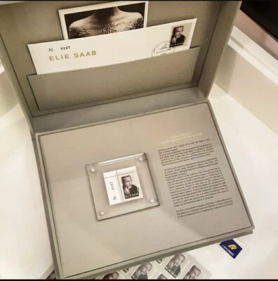 Elie Saab Box 2018 Collectors Coffret FDC Stamp Postcards LTD ED. 153/200 SEALED - Image 1 of 4