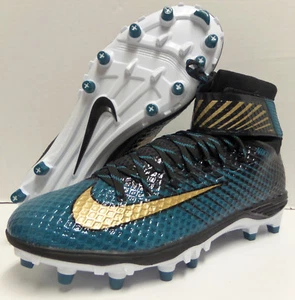Nike Lunarbeast Elite TD PF Men's Football Cleats 847588-015 Black Teal Gold 11 - Picture 1 of 11