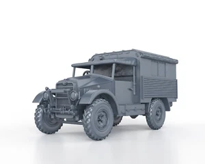 WWII CARS - MORRIS CS8 Mk III (hollow) - 1/56 1/72 1/87 1/100 - Picture 1 of 4