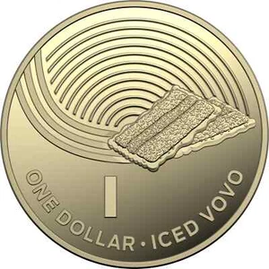 Australian 2019 One Dollar $1 coin - Great Aussie Coin Hunt - I - ICED VOVO - Bild 1 von 2