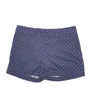 TOMMY HILFIGER Polka Dots Blue Chino Cotton Shorts Womens W30 - Picture 1 of 5