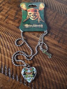 Disney Pirates of the Caribbean Dead Man’s Chest  Will Turner Locket Necklace