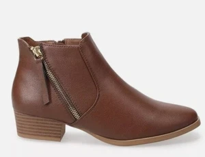 Croft & Barrow Women's Ankle Boots - US Size 6.5 - COGNAC - Picture 1 of 2