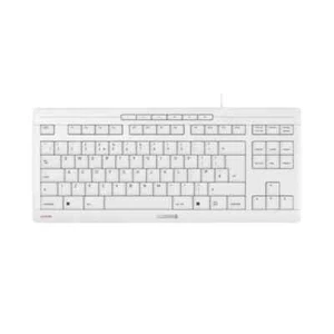Teclado Cherry Stream USB con cable TKL Reino Unido diseño QWERTY - gris (JK-8600GB-0) - Imagen 1 de 9