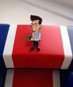 BNWT The Smiths Morrissey Pin Badge, A Guy Called Minty, Manchester, Indie Fac51 - Bild 1 von 4