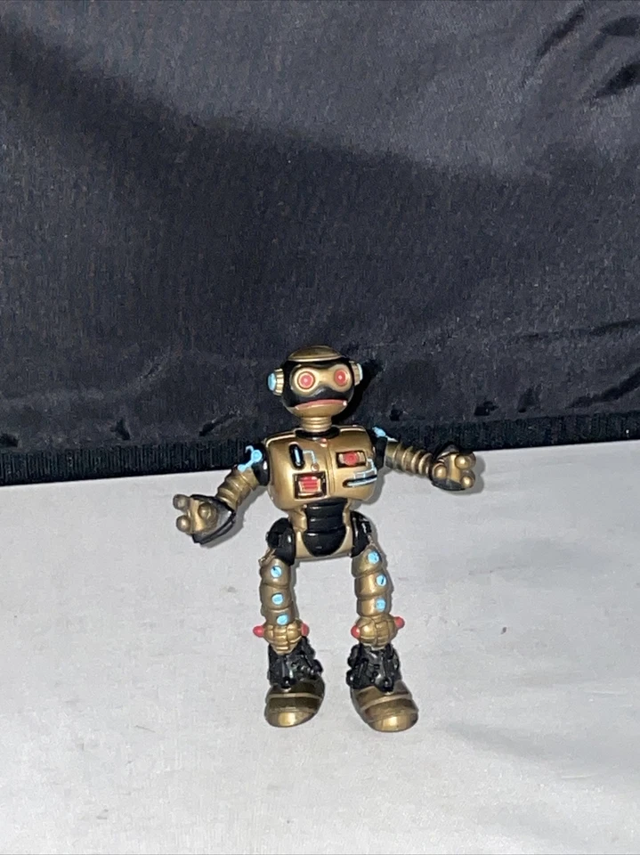 Robot Fugitoide De Colección 1990 Mirage Studios Teenage Mutant Ninja Turtles Juguete Dorado Foto 1 de 1