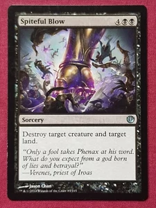 Magic The Gathering JOURNEY INTO NYX SPITEFUL BLOW black card MTG - Picture 1 of 2