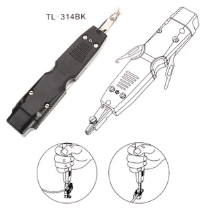 Corona de impacto TL-314BK y 10 pares de herramientas perforadas IDC corte de cable telefónico de red - Imagen 1 de 8