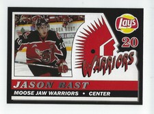 2006-07 Moose Jaw Warriors (WHL) Jason Bast (Adler Mannheim) 