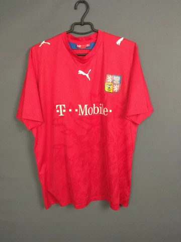Czech Republic Jersey 2006/07 Home LARGE Shirt Mens Football Soccer Puma ig93 Cover