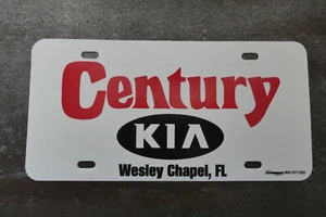 Kia Dealer Booster American License Number Plate Plastic - Picture 1 of 2
