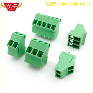 50Pcs KF129S 5.08mm 2P 3P PCB SCREW TERMINAL BLOCKS DG504 SMKDS 2,5 YANNIU - Picture 1 of 8