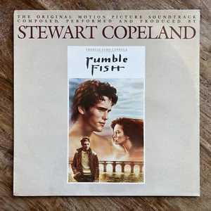 RUMBLE FISH SOUNDTRACK - STEWART COPELAND MINT & UNPLAYED VINYL LP / UK / POLICE - Picture 1 of 11