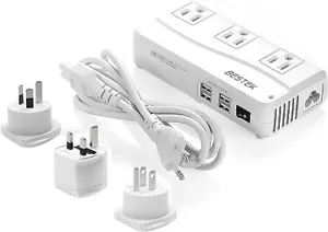 BESTEK MRJ201GU Transformer 240V, 230V, 220V to 100V Voltage Converter Max 200W - Picture 1 of 20
