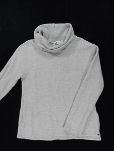 Vineyard Vines Cowl Neck Cotton Pullover (Girls Large 14) Gray - Picture 1 of 6