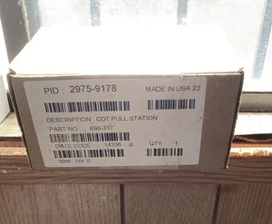 Simplex 690-317 Red Back Box For Pull Station - Factory Sealed - Picture 1 of 1