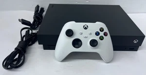 Microsoft Xbox One X 1TB Console Gaming System Only Black 1787 - Picture 1 of 12