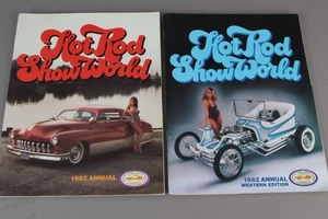 2 revistas Hot Rod Show World de 1982 - Imagen 1 de 4