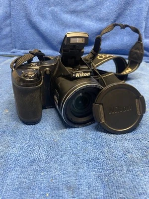 Nikon COOLPIX L820 16.0MP Digital Camera - Black - Image 1 of 4
