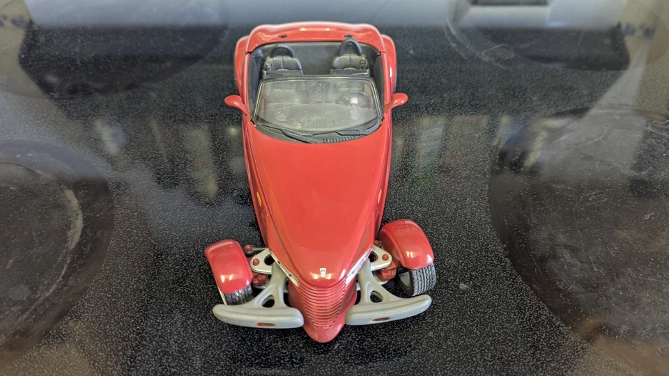 Anson Red Plymouth Prowler Mopar 1:18 Scale Diecast Car Hot Rod Street Rod - Image 1 of 4
