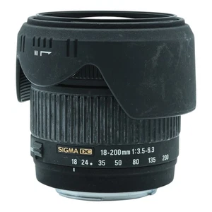 Lens Zoom Sigma 18-200mm 18-200 MM 3.5-6.3 Dc - Alpha a-Mount - Picture 1 of 5