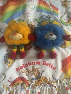 (2) Vintage 1983 Hallmark Taco Bell Rainbow Brite Happy Talk Sprites spark champ - Image 1 of 4