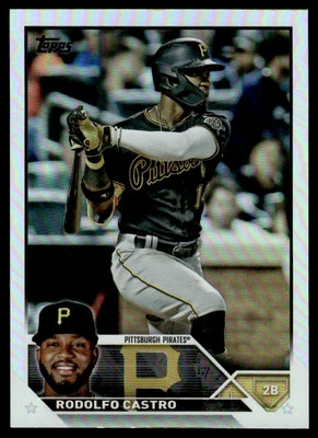 2023 TOPPS SILVER FOIL Rodolfo Castro Pittsburgh Pirates #484 - Image 1 of 2