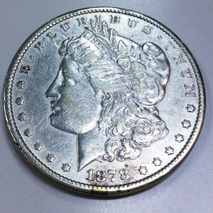 1878-CC Morgan Silber Dollar schöne hochwertige Münze seltenes Datum - Bild 1 von 2